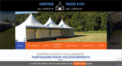 Desktop Screenshot of chapiteaupaucot.com